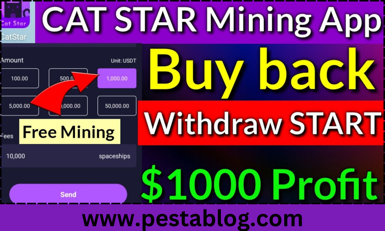 CatStar Mining Application: Mine Feline Token Free